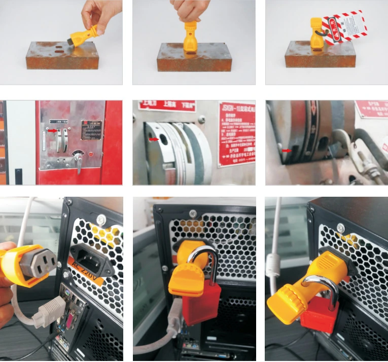 Mini Circuit Breaker Electrical Plug Lockout