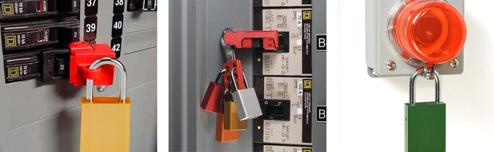 Keyed Alike Safety Aluminum Alloy Lockout Tagout Padlock Red