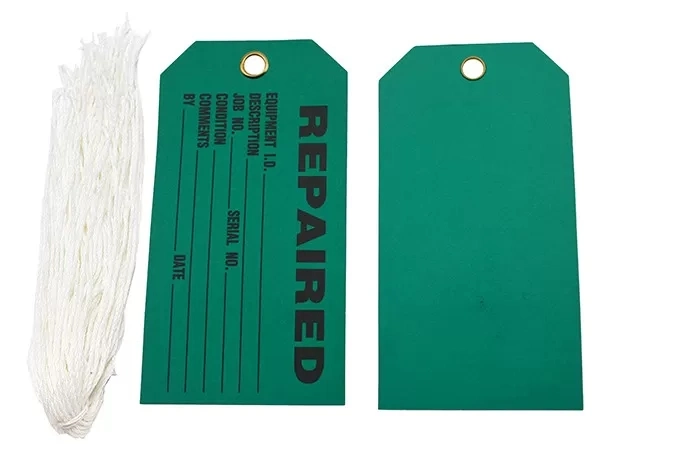 Custom Warning Hang Tags Paper Safety Signs Tags