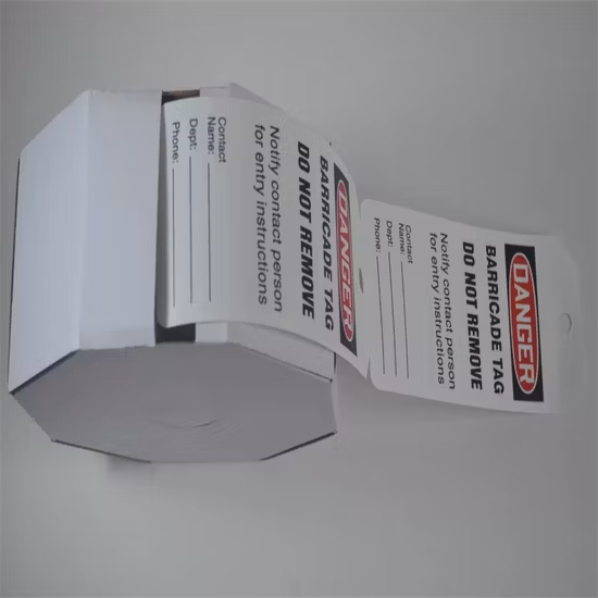 ロック機能付きPVCプラスチック手動サインロールによるハザードバリケードサイン