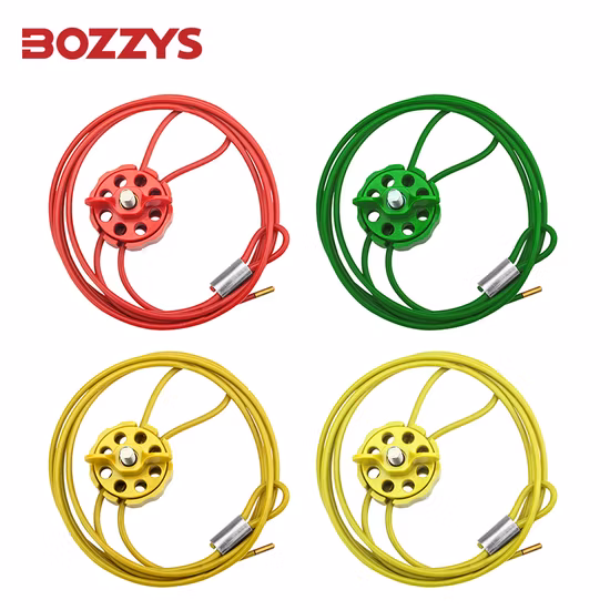 Bozzys CE ナイロン PA 多目的スチール ケーブル ロック ホイール付き