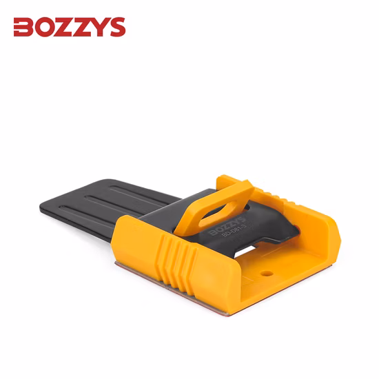 プラスチック合金と鋼板素材を使用したシンプルなスイッチロック