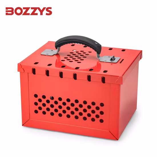 Bozzys は 12 個のスチール製南京錠を挿入できるポータブル金庫です。